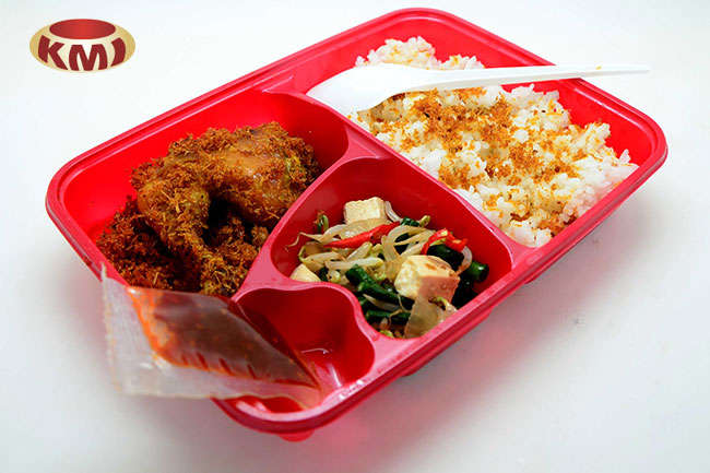 Nasi Ayam Goreng Lunch Menu